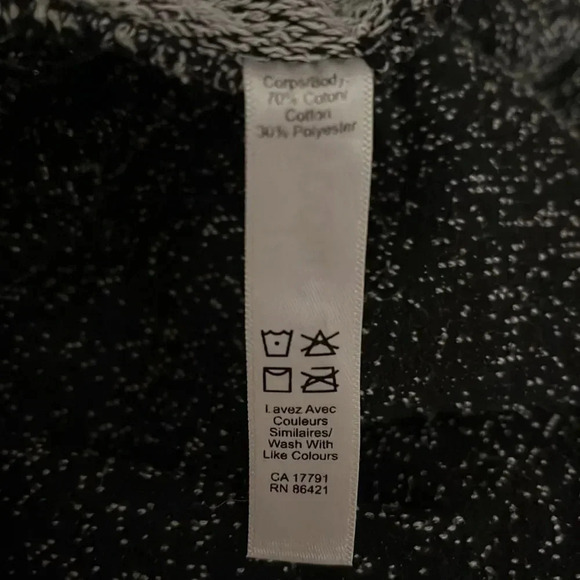 Black Pull On Lounge Pant, Size L - Picture 8 of 8